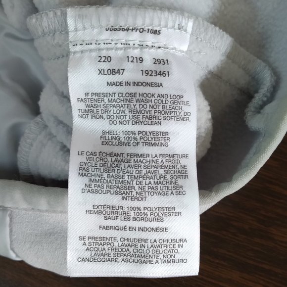 🆕 Columbia Women's Tidal Sands Hybrid Hoodie, Small-Cool Grey, Brand NEW, Auth. - Picture 7 of 7